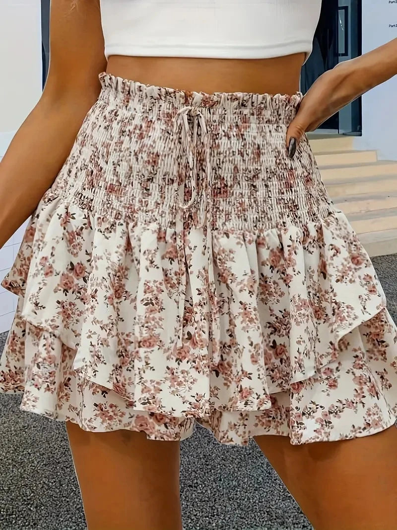 Short Floral de Verão