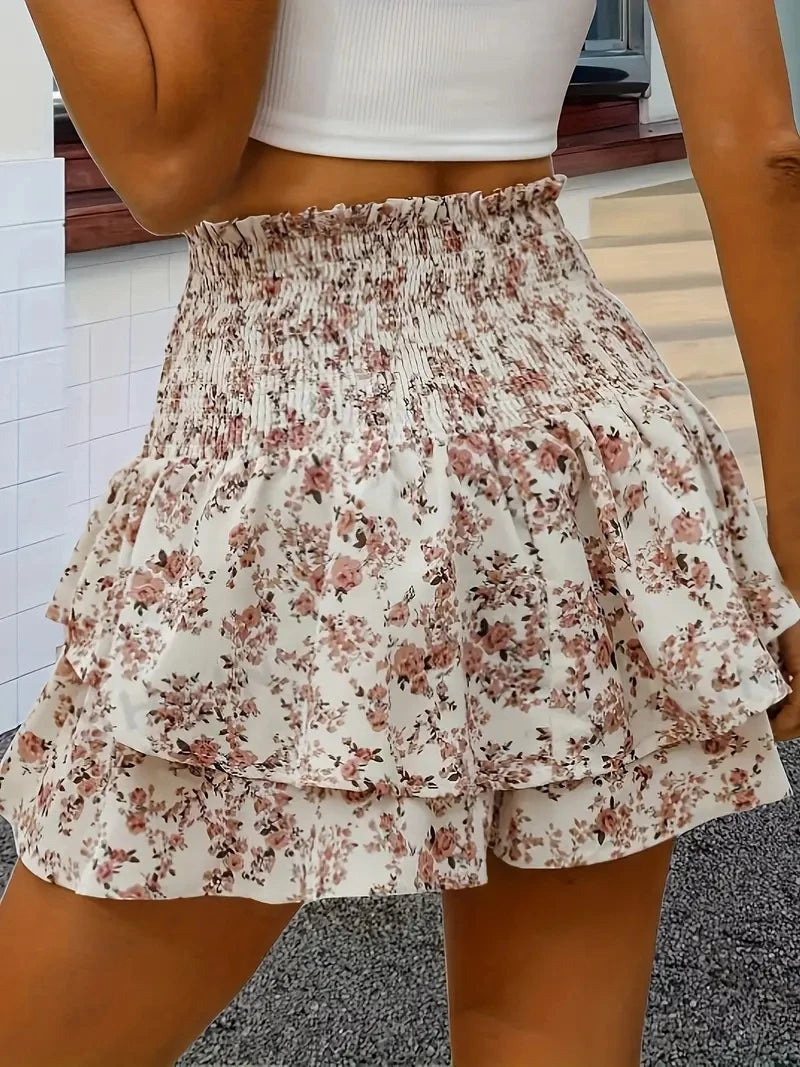 Short Floral de Verão